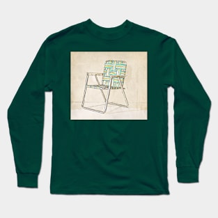 Digital Retro Relic Classic Lawnchair Sodaartstudio Long Sleeve T-Shirt